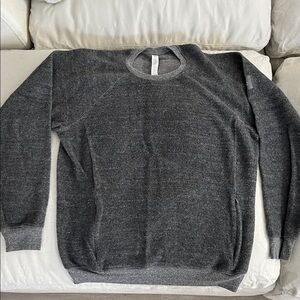 Alo Sweatshirt Large Gray Mens
